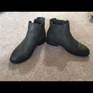 Greenish Grey Ankle boots